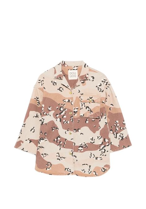 Giacca con stampa camouflage